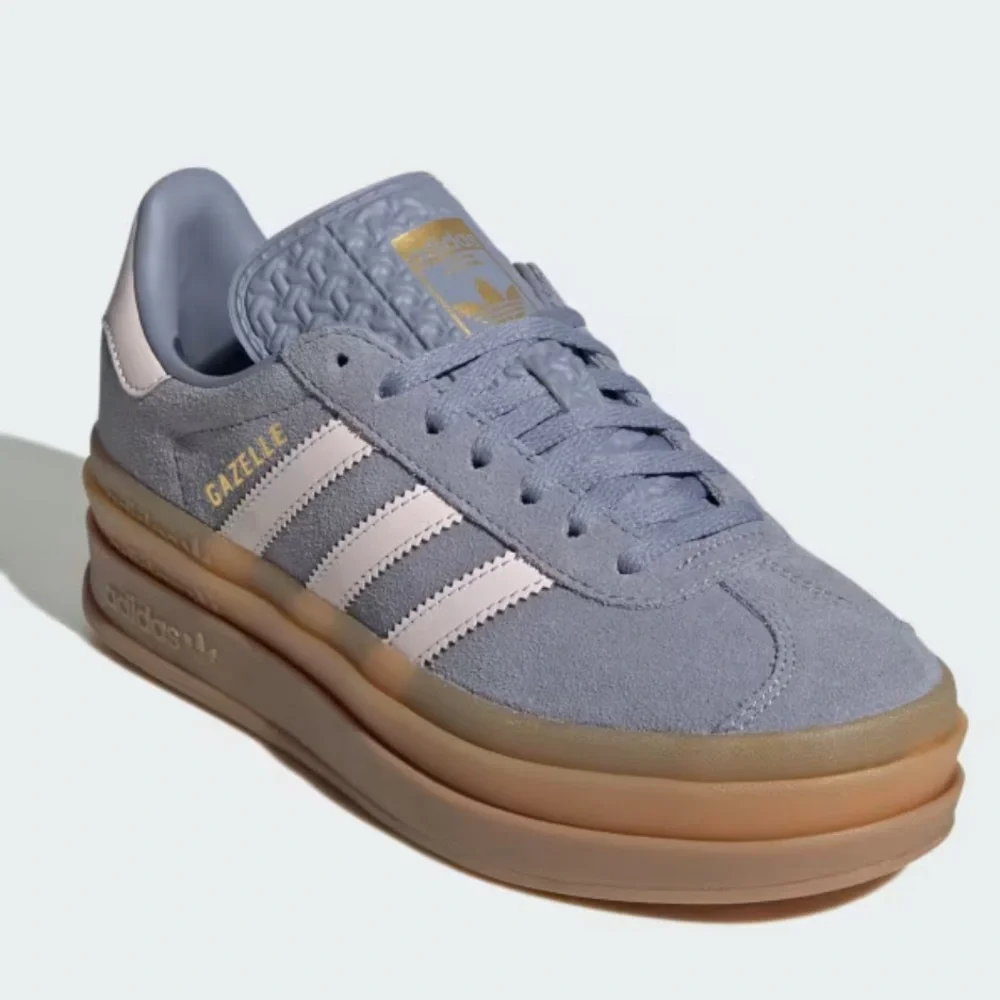 adidas Gazelle Bold J Silver Violet / Almost Pink / Gum - Picture 1 of 9